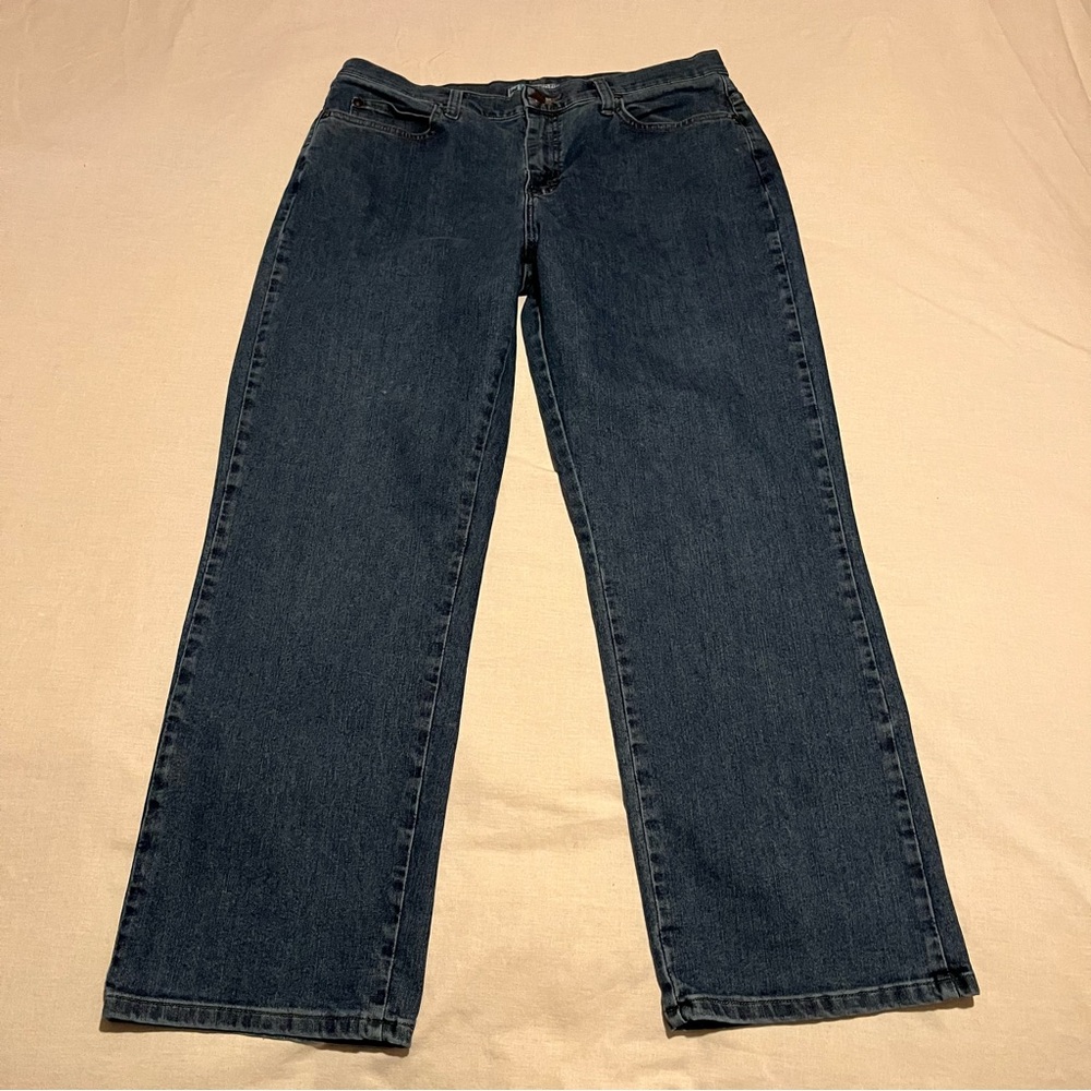 Lee Womens Jeans Blue Size 14 Short Relax Fit Pants